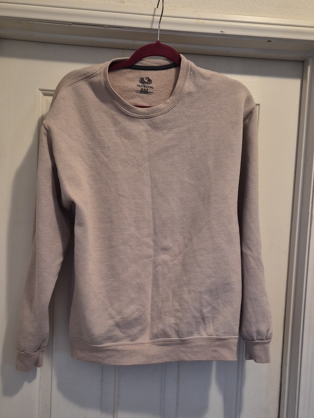 Fruit of the Loom Men's Crewneck Sweatshirt - Beige